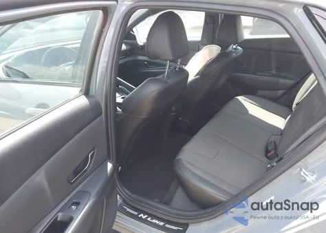 2021 Hyundai Elantra N Line z USA, uszkodzony, nr VIN KMHLR4AF6MU105049